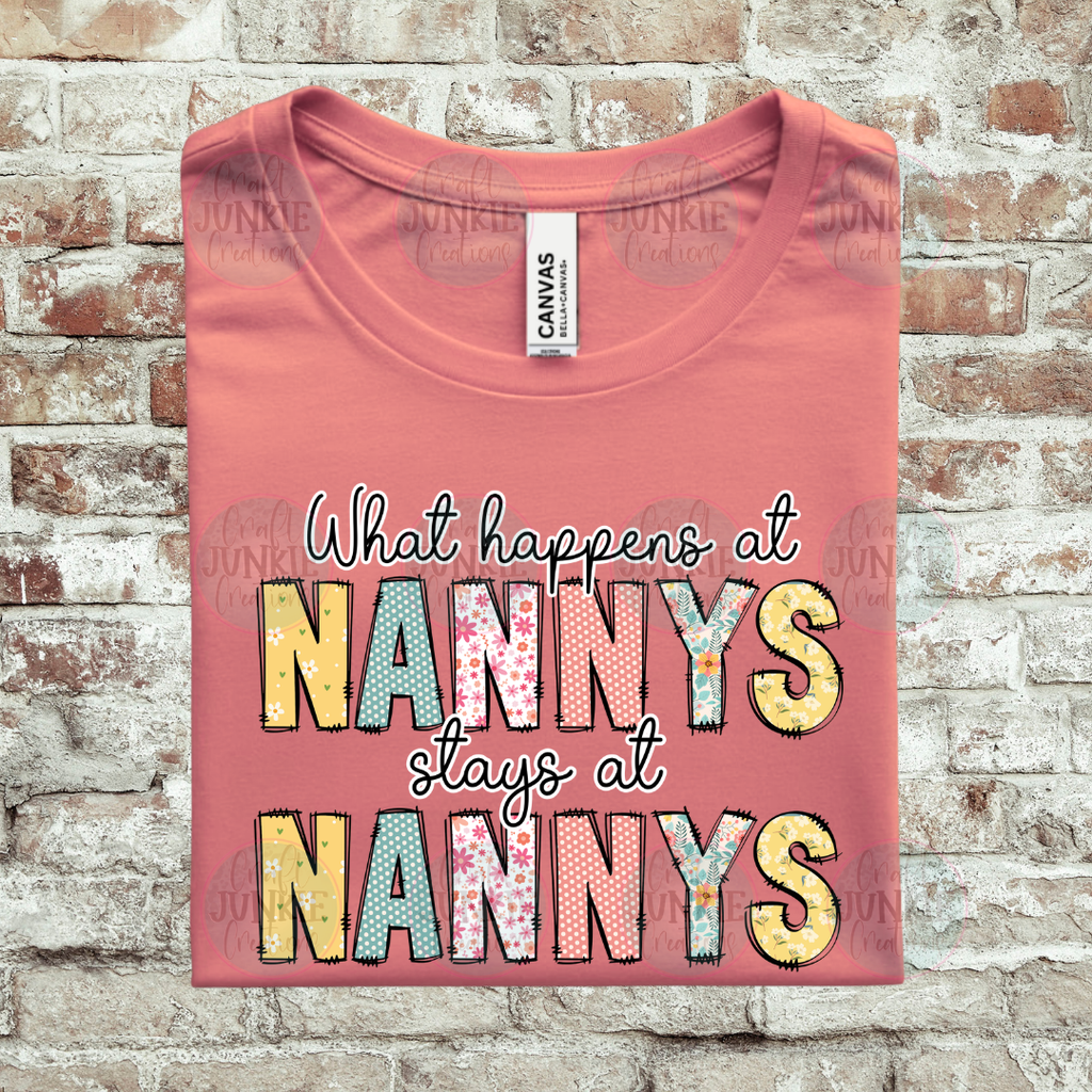 What happens at Grandma Custom Name Tee
