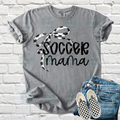 Soccer mama long bow Tee