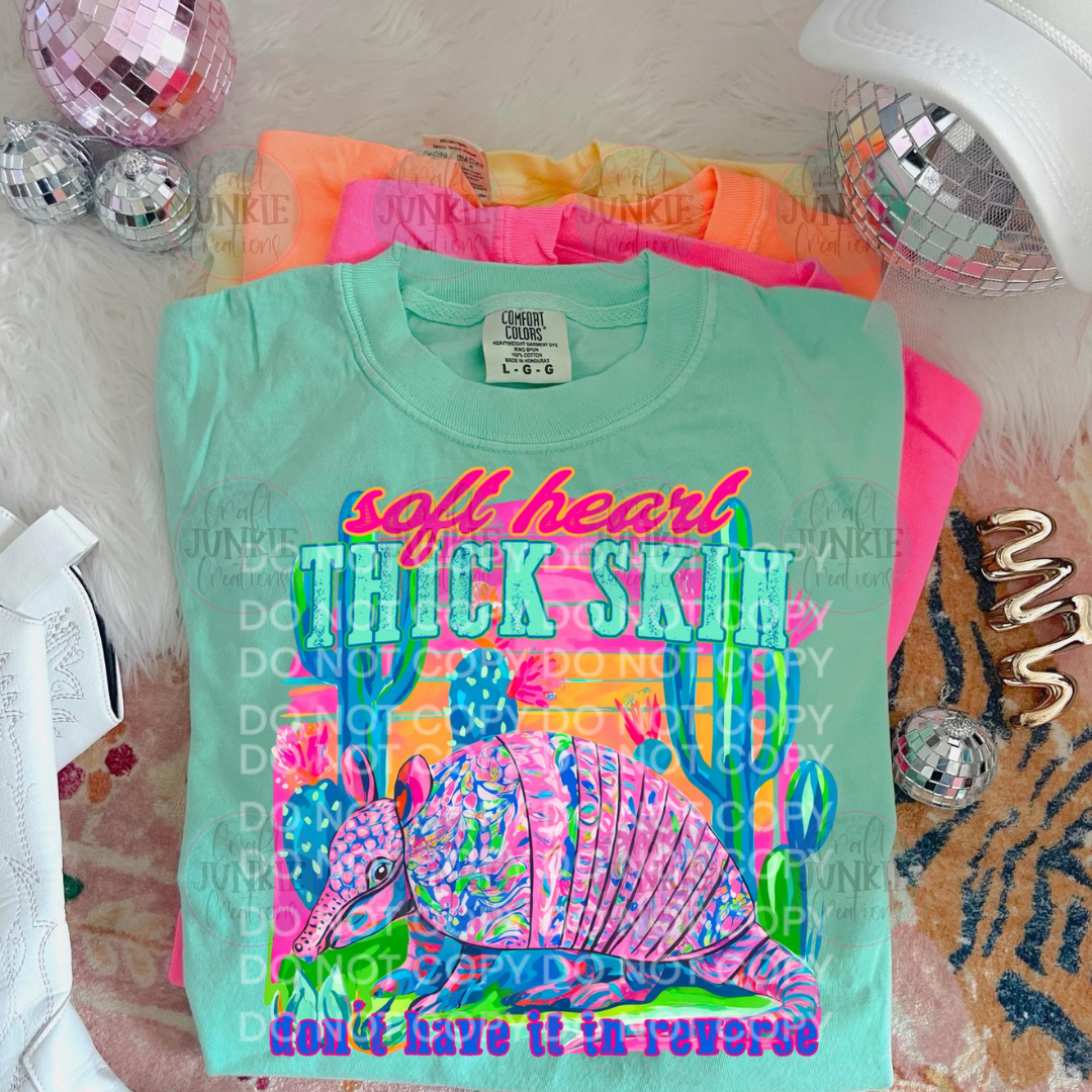 Soft heart thick skin Tee