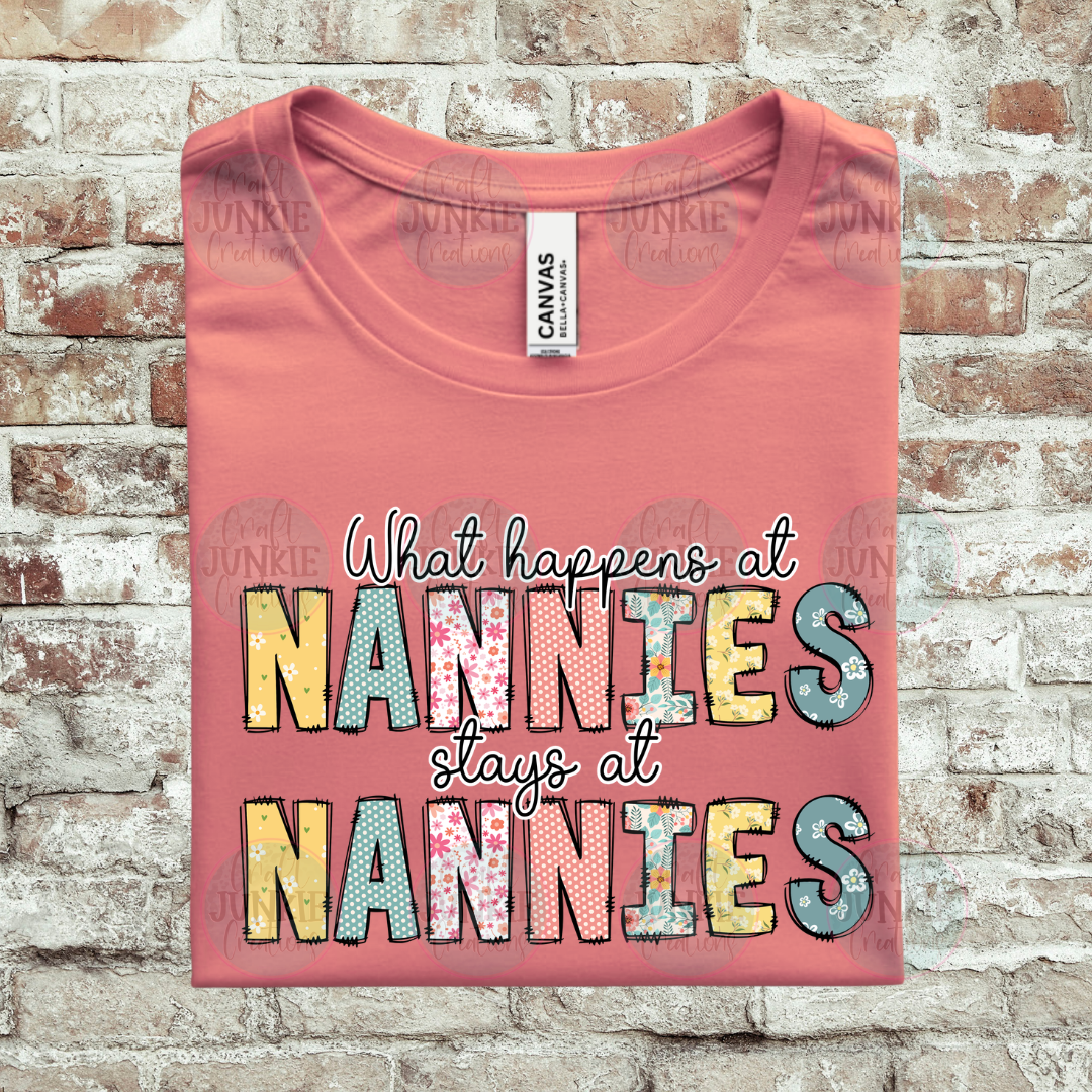 What happens at Grandma Custom Name Tee
