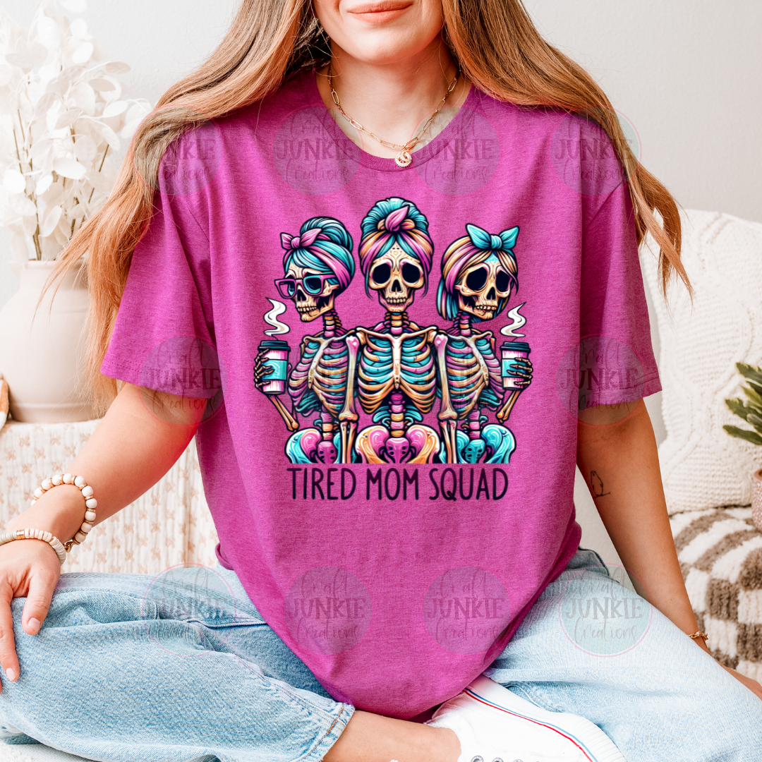 Tired mom squad Tee