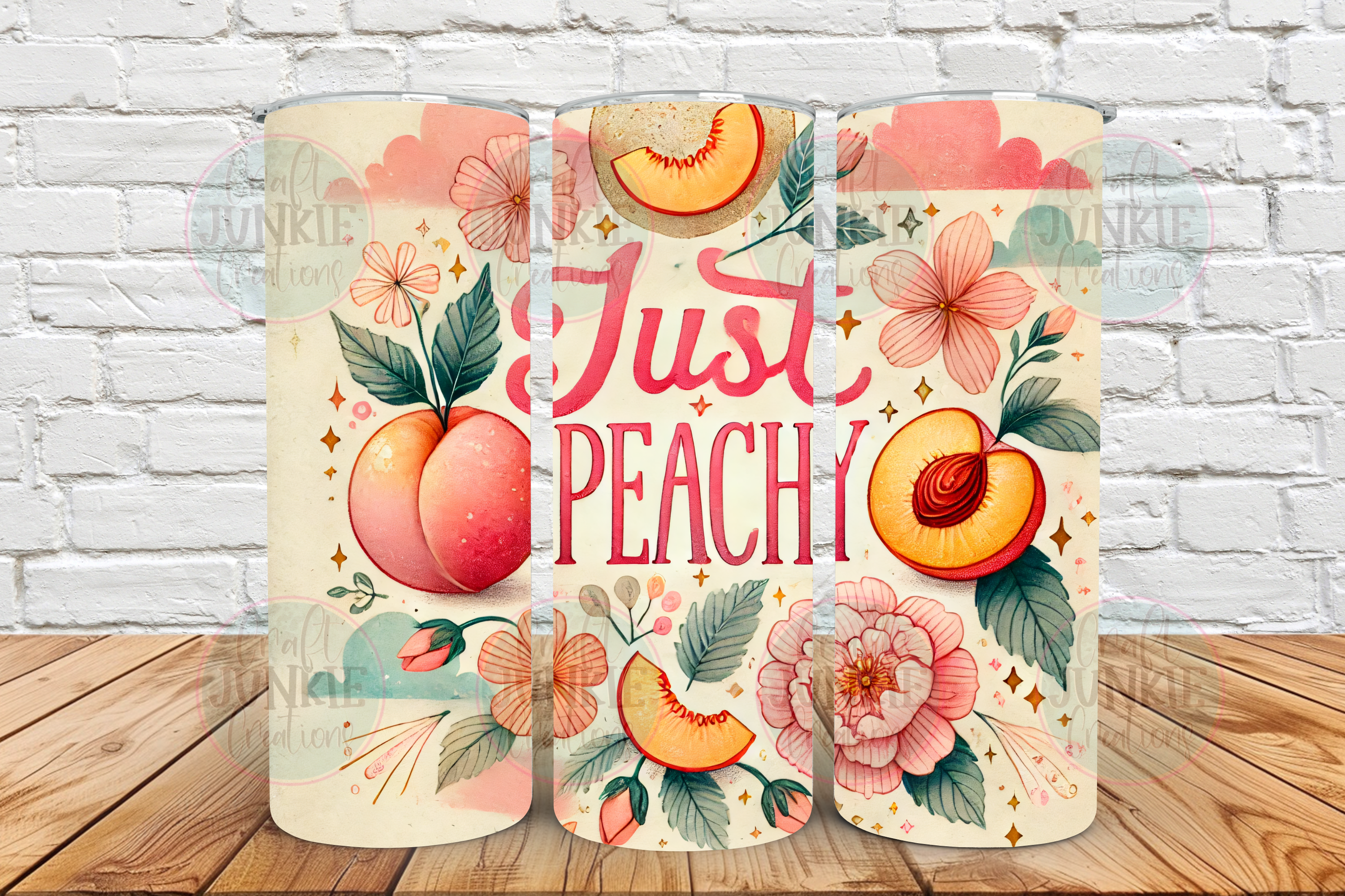 Just peachy 20 oz Tumbler