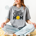 Softball Mom Bow Tee