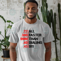 Faster than dialing 911 Tee