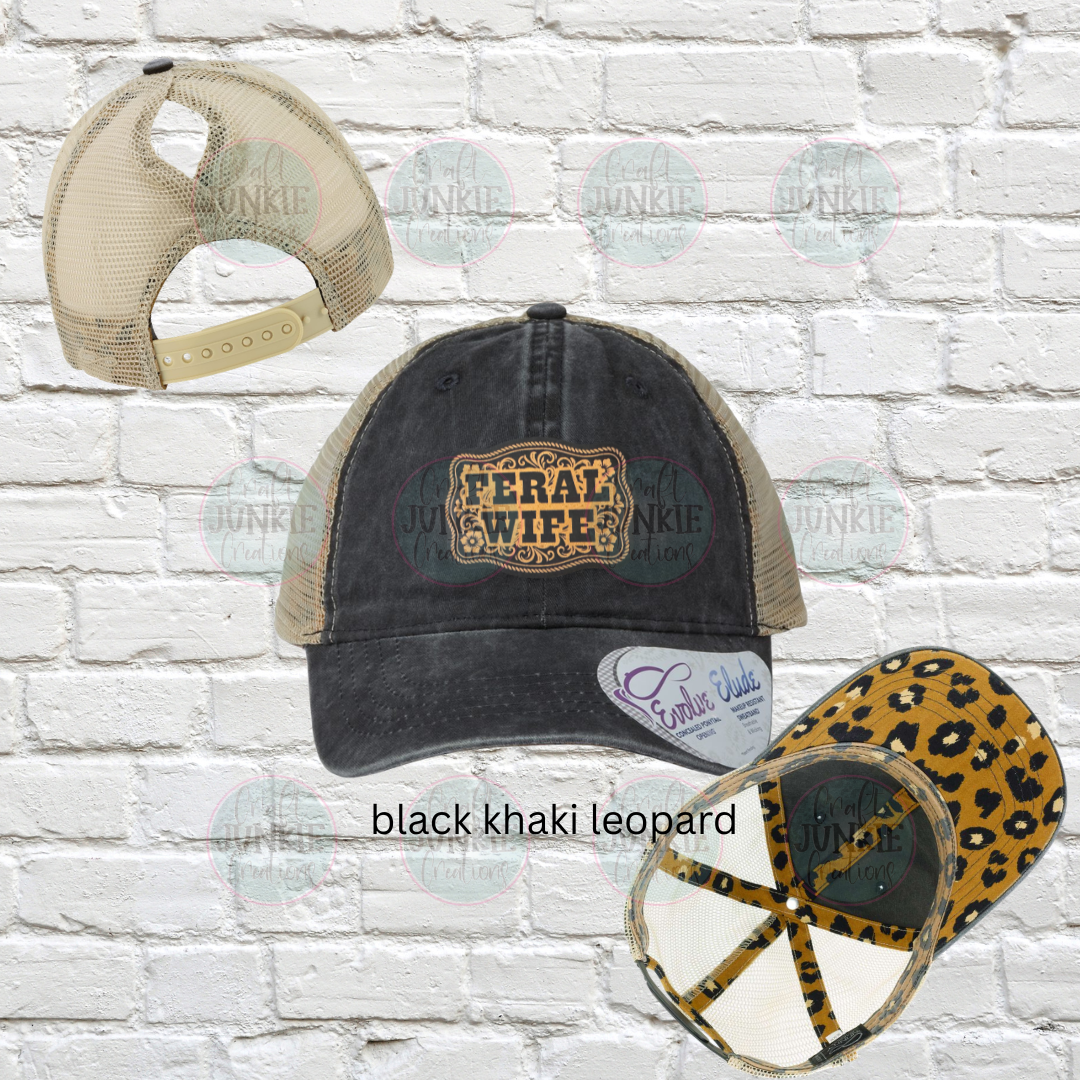Feral Wife Infinity Pony Hat