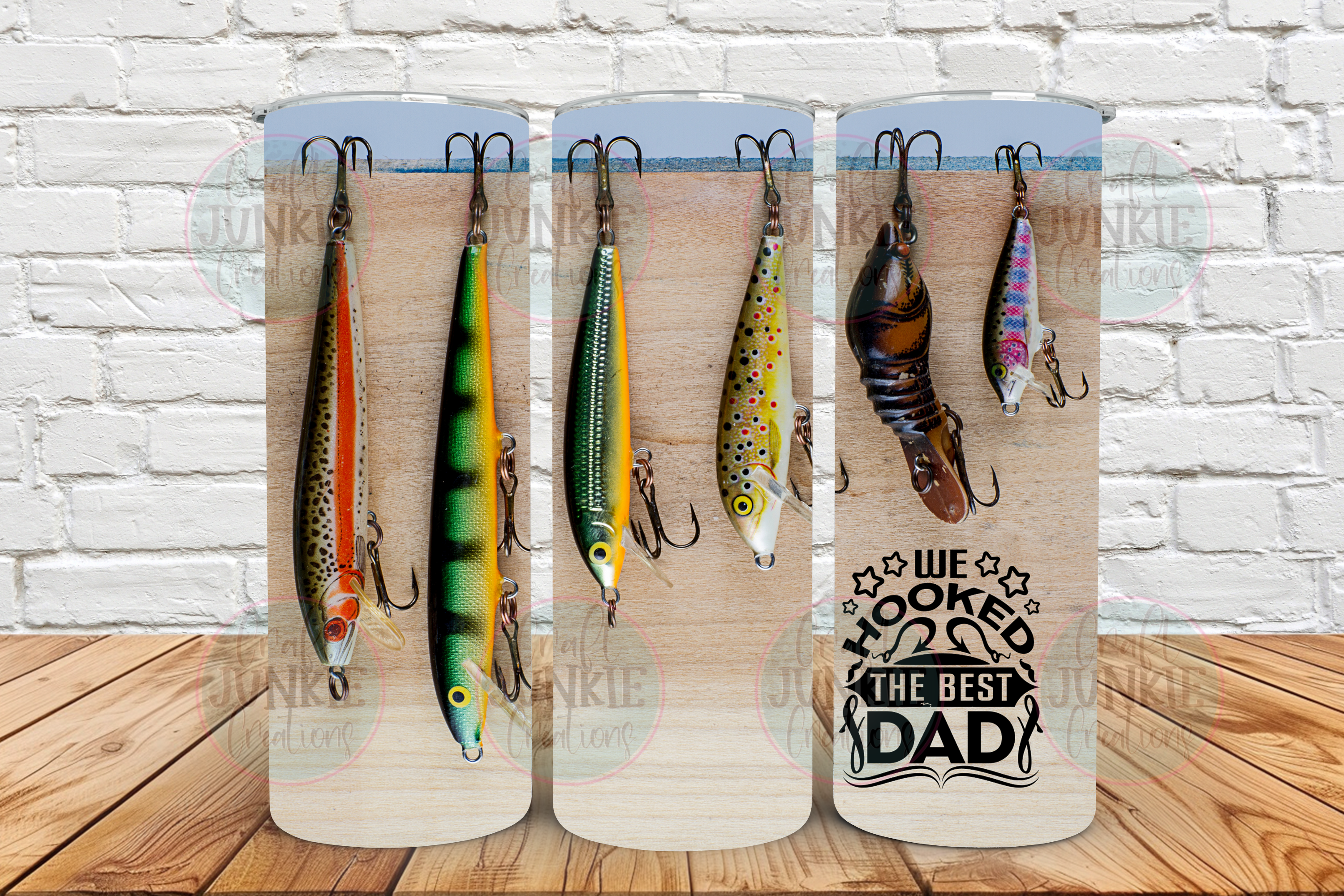 We hooked the best dad 20 oz Tumbler