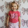 Pink Wild child kids Tee