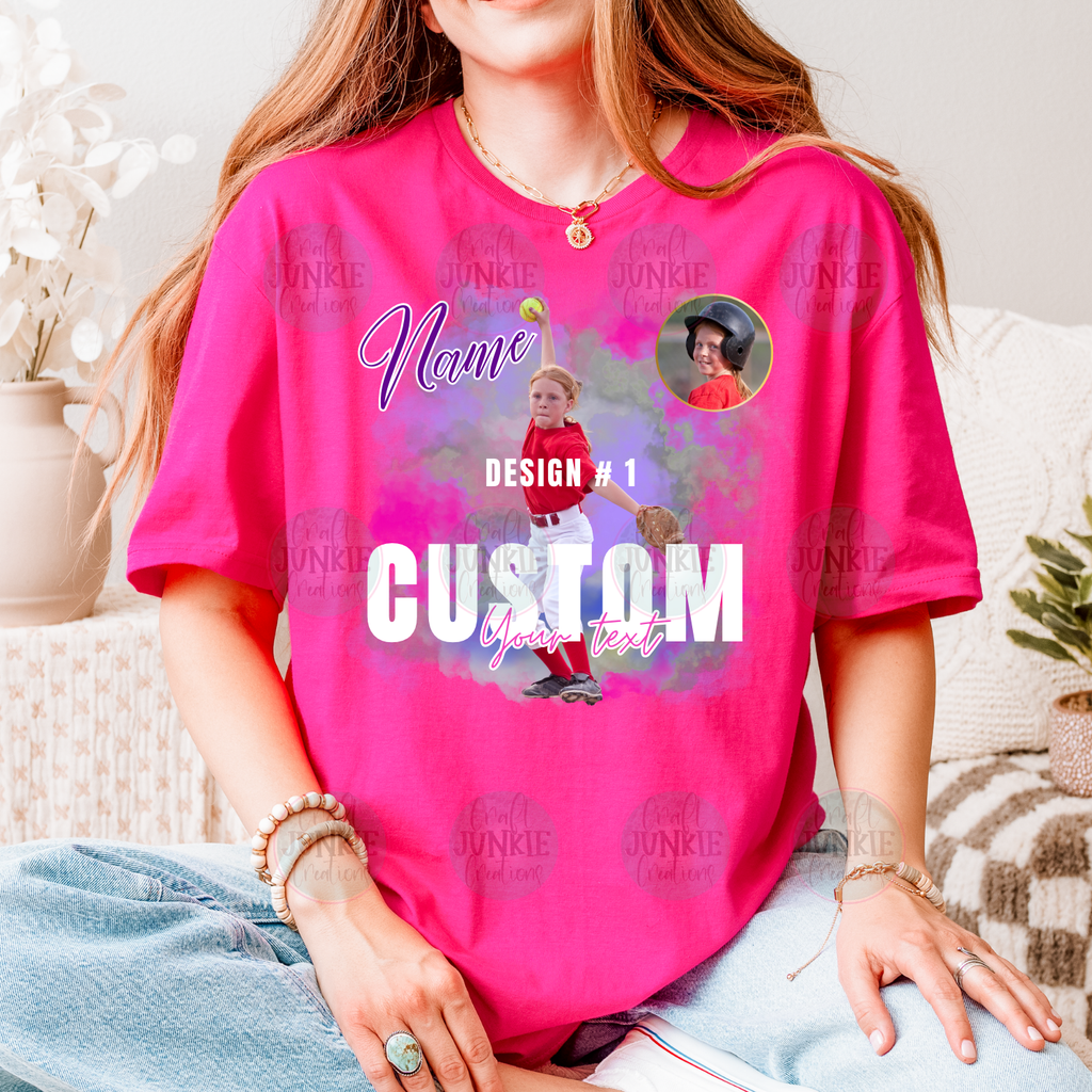 Custom Sports Tee with Photos