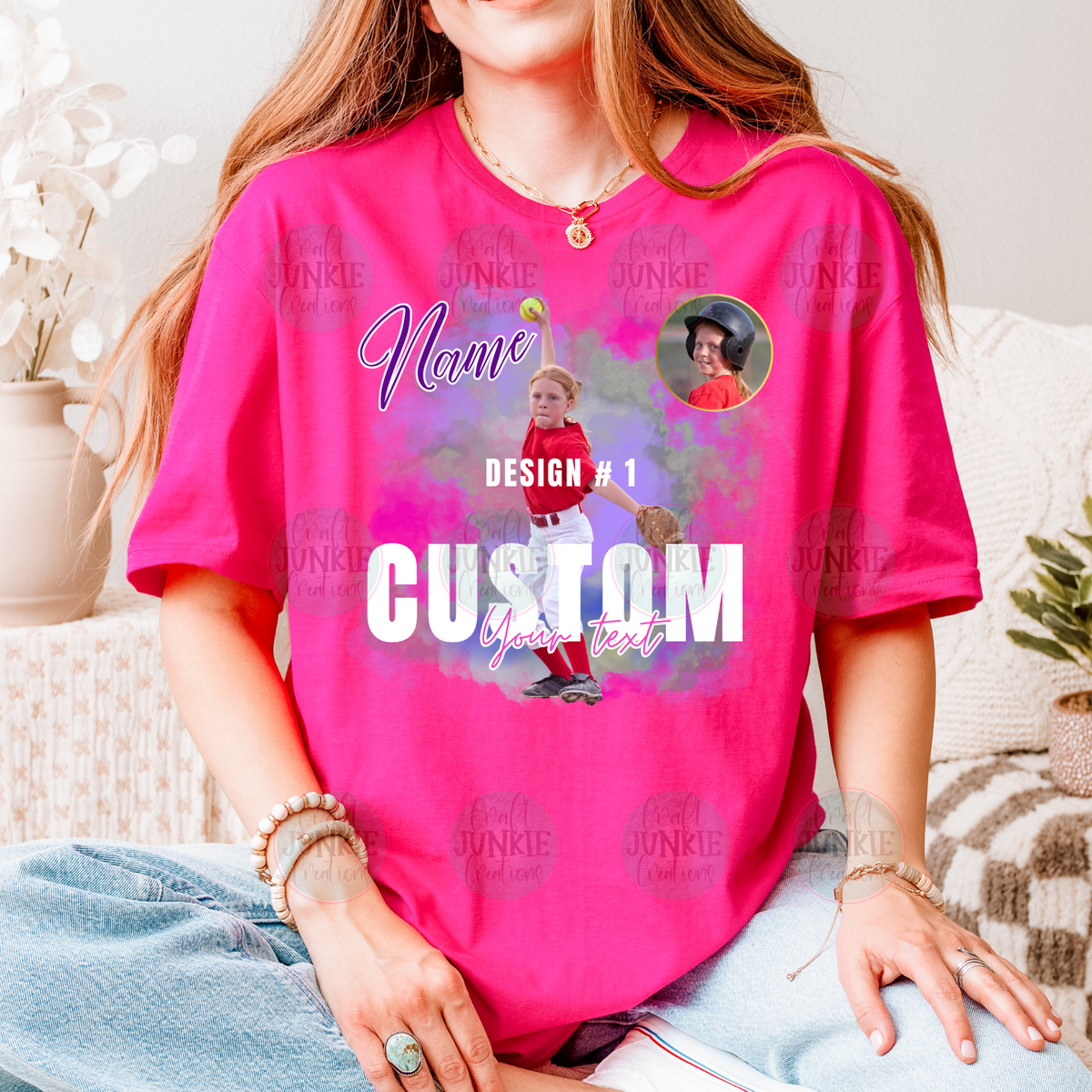 Custom Sports Tee with Photos