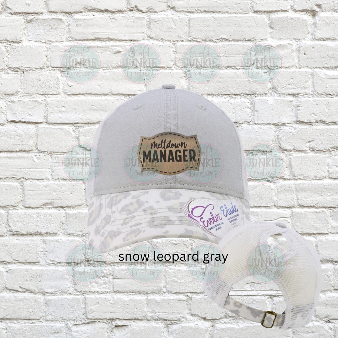 Meltdown Manager Infinity Pony Hat