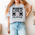 Warning baseball mom Tee