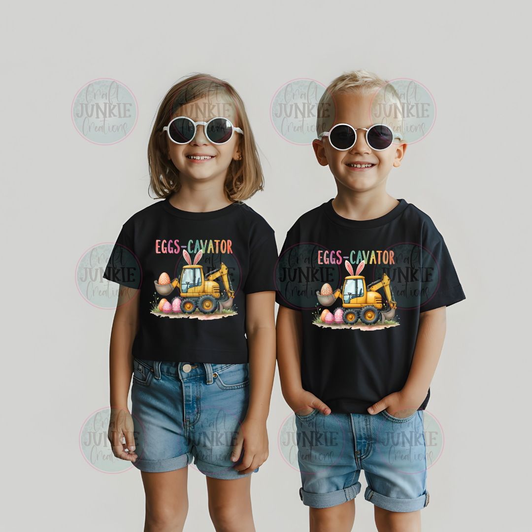 Eggs-cavator kids Tee