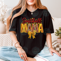 Softball Mama faux embroidery Tee