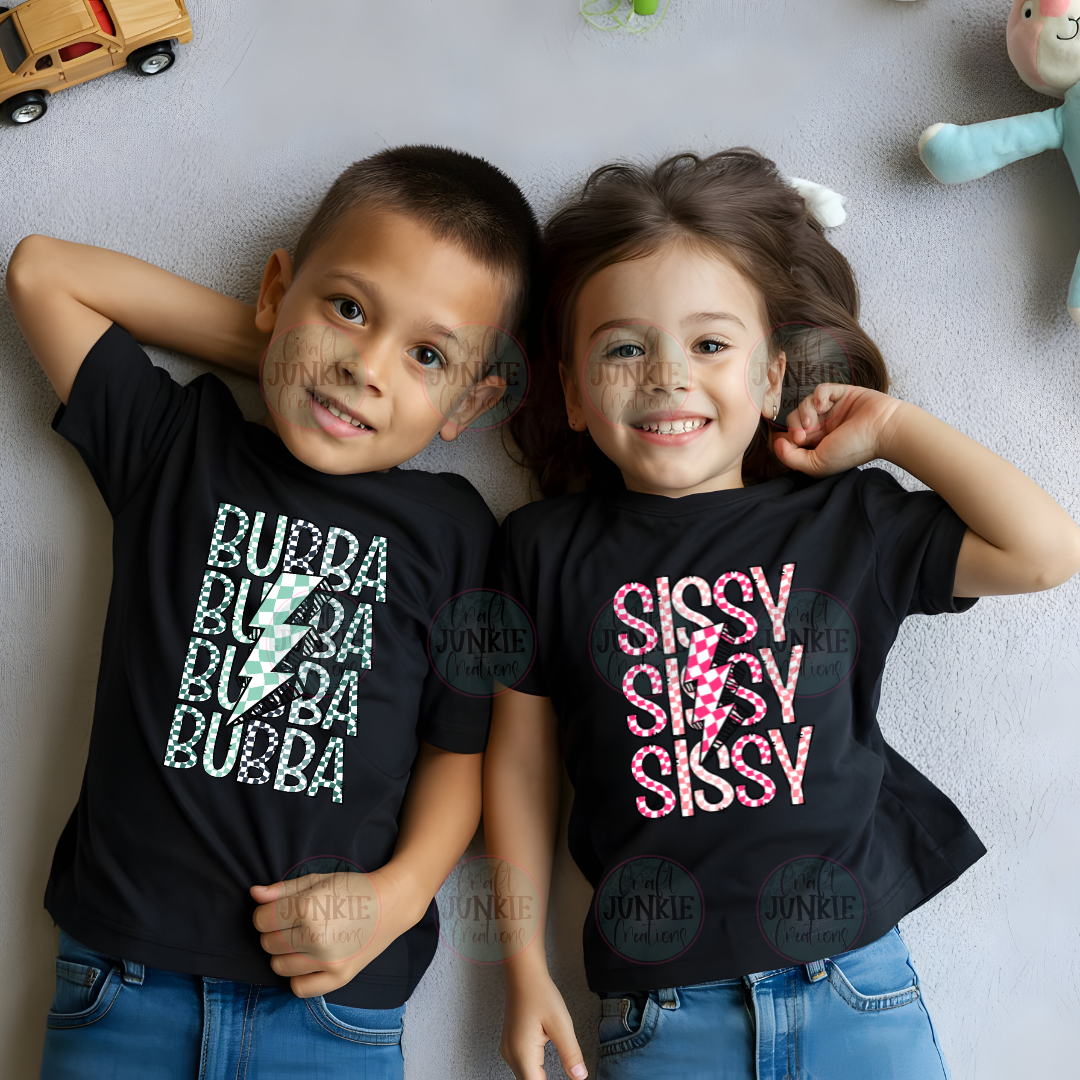 Bubba/Sissy retro kids Tee