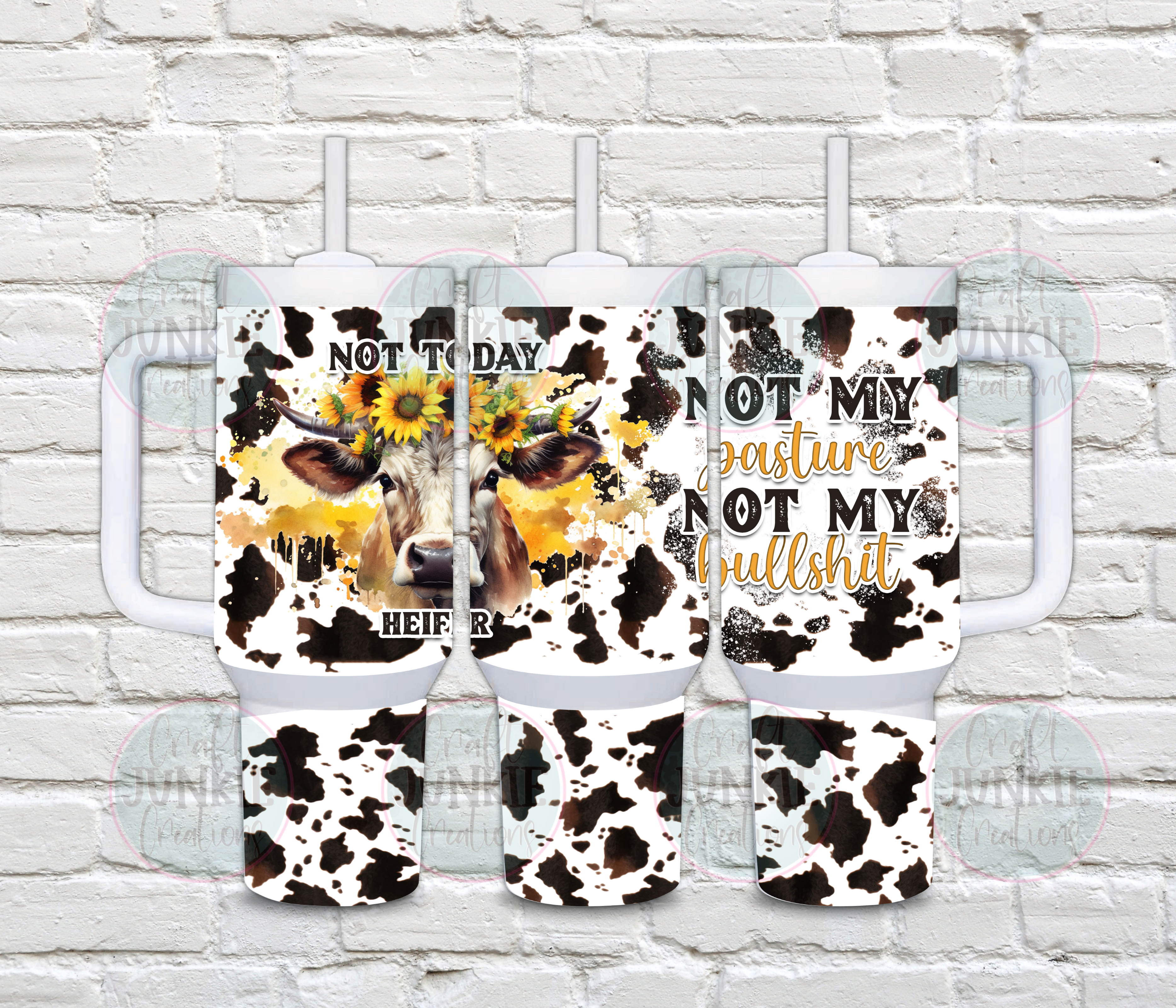 Not my pasture 40 oz Tumbler