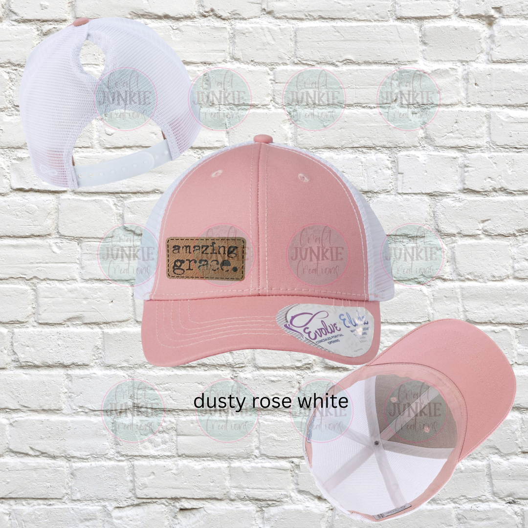Amazing grace Infinity Pony Hat