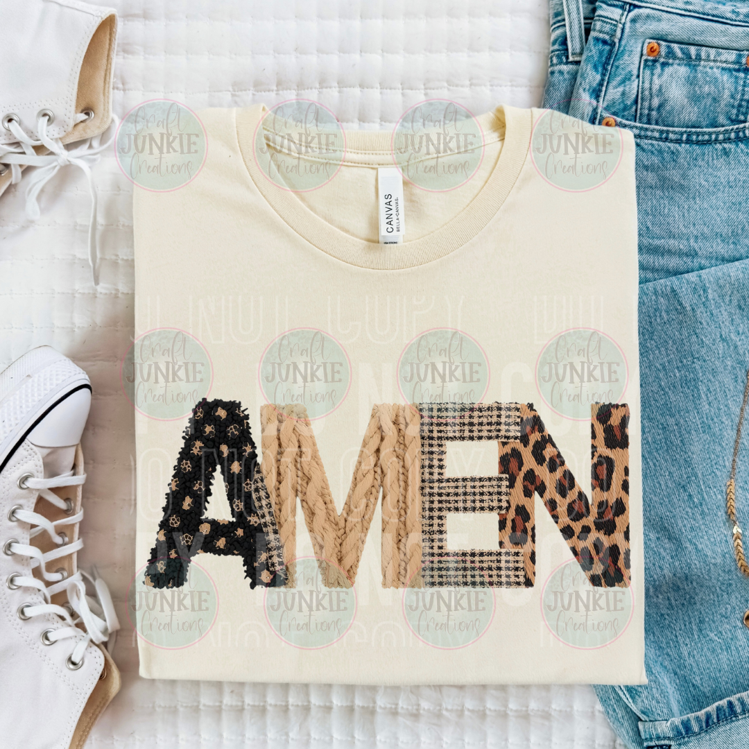 Amen Faux Textures Tee