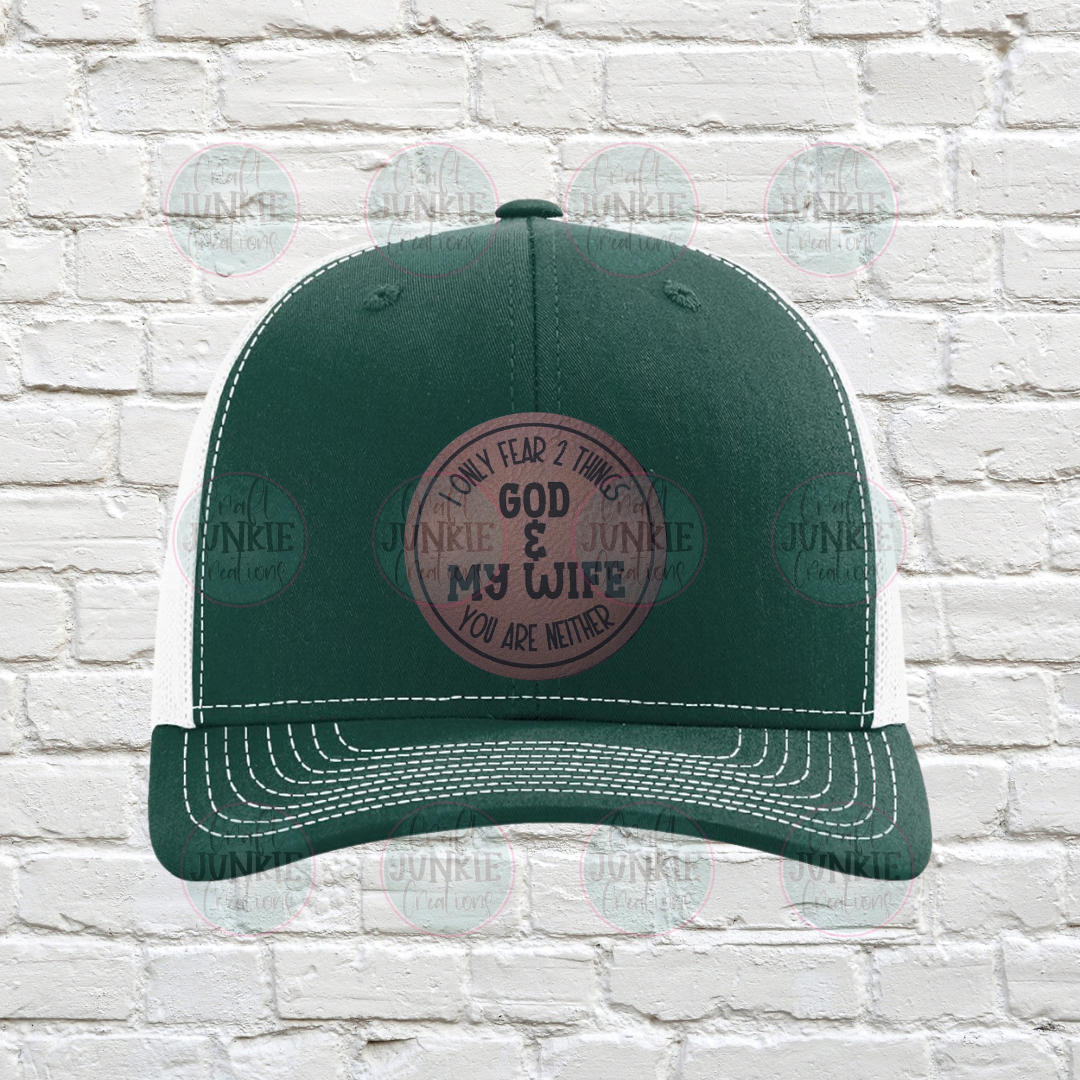 God & my wife Snapback 112