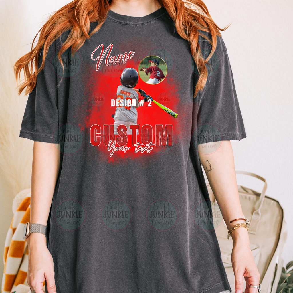 Custom Sports Tee with Photos