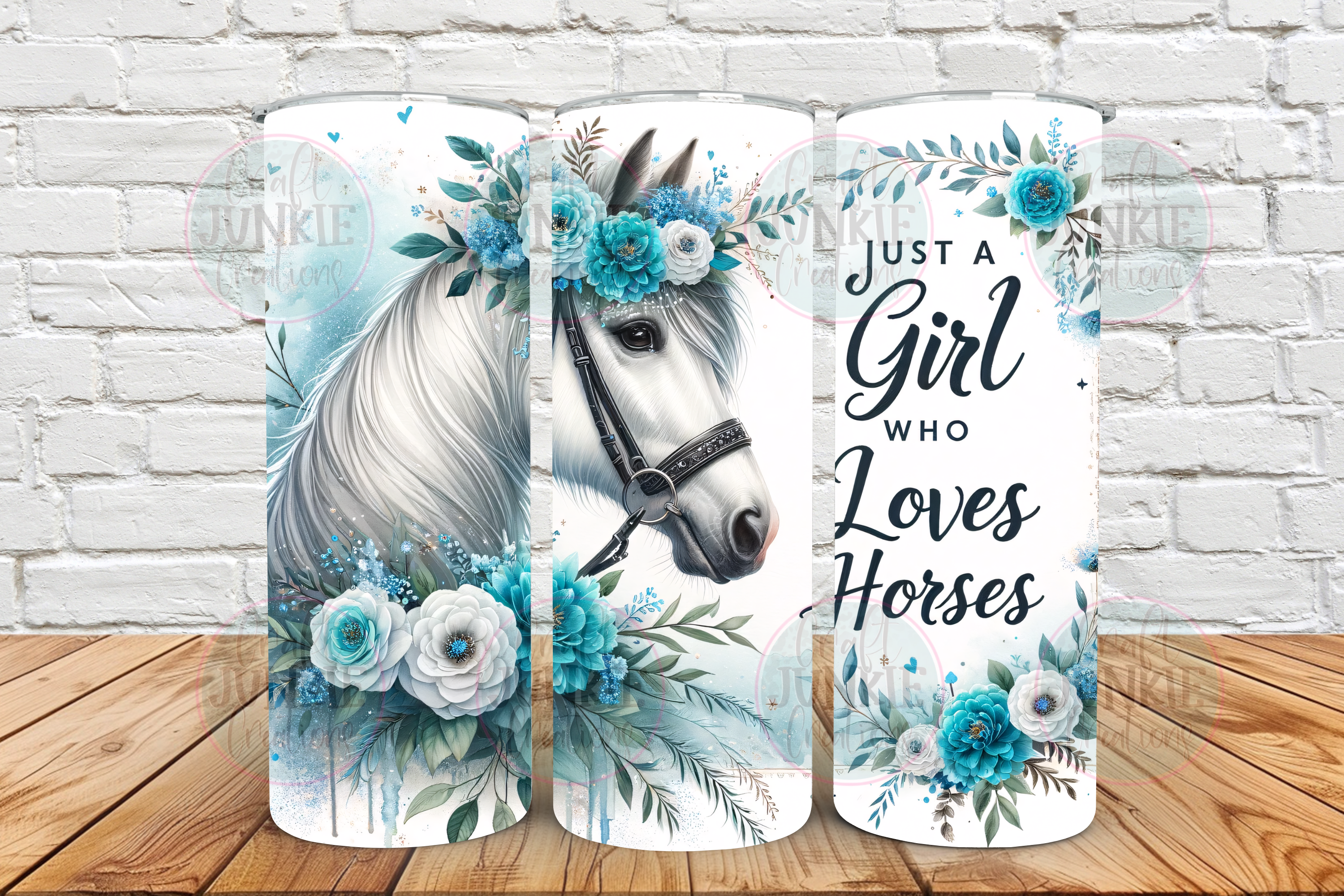 Just a girl who loves horses 20 oz Tumbler