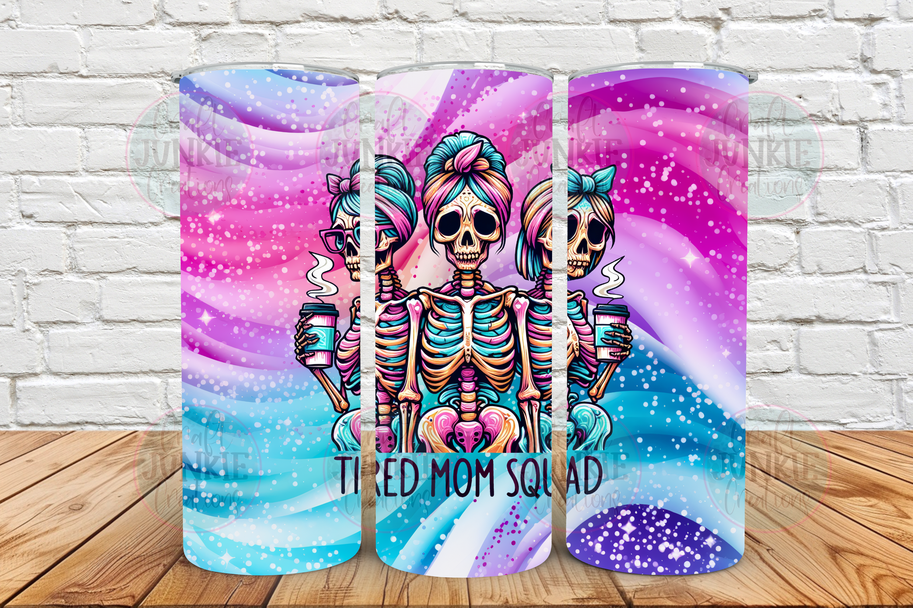 Tired mom squad 20 oz Tumbler