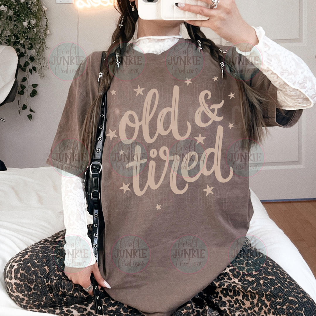 Old & Tired Tee