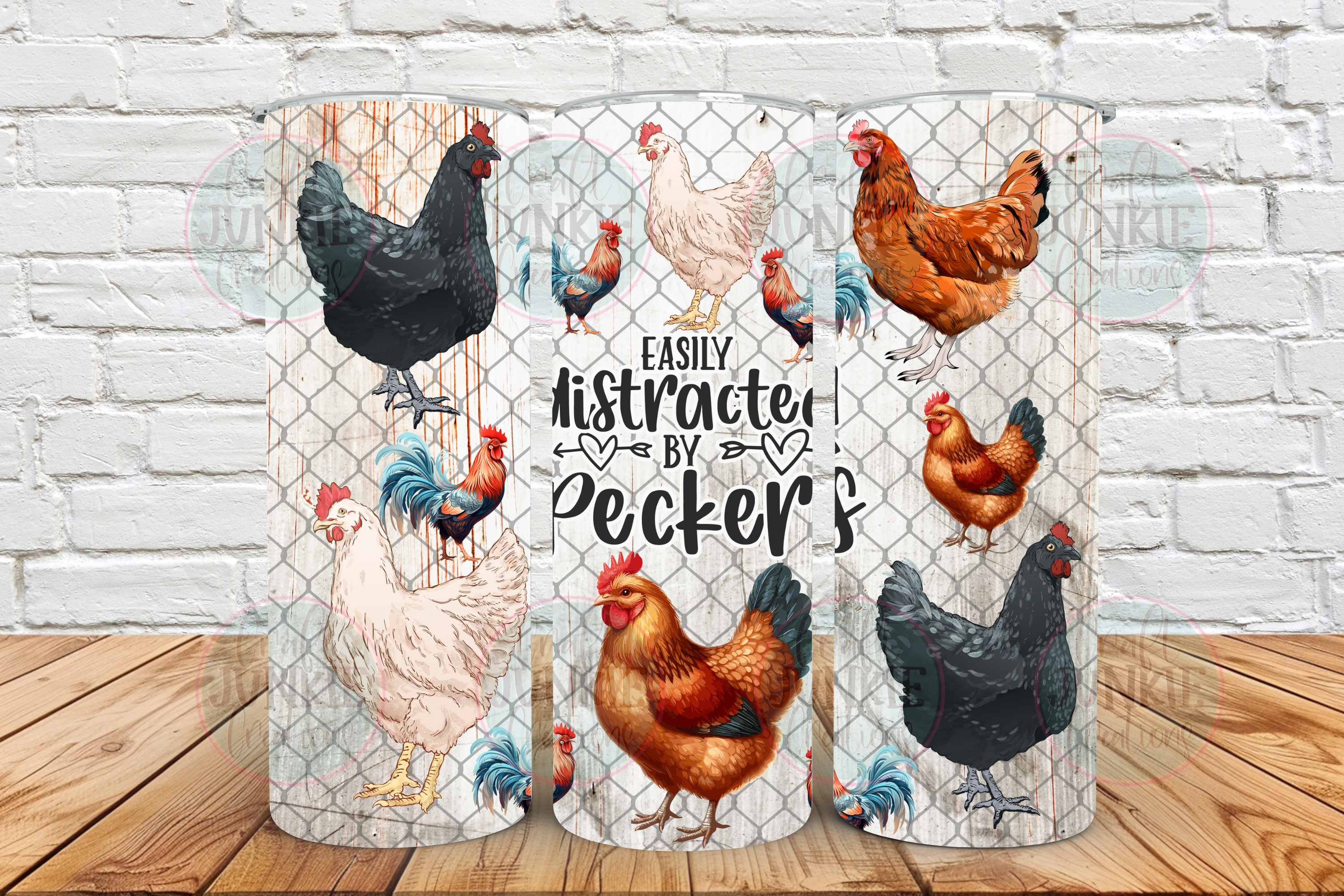 Peckers chicken 20 oz Tumbler