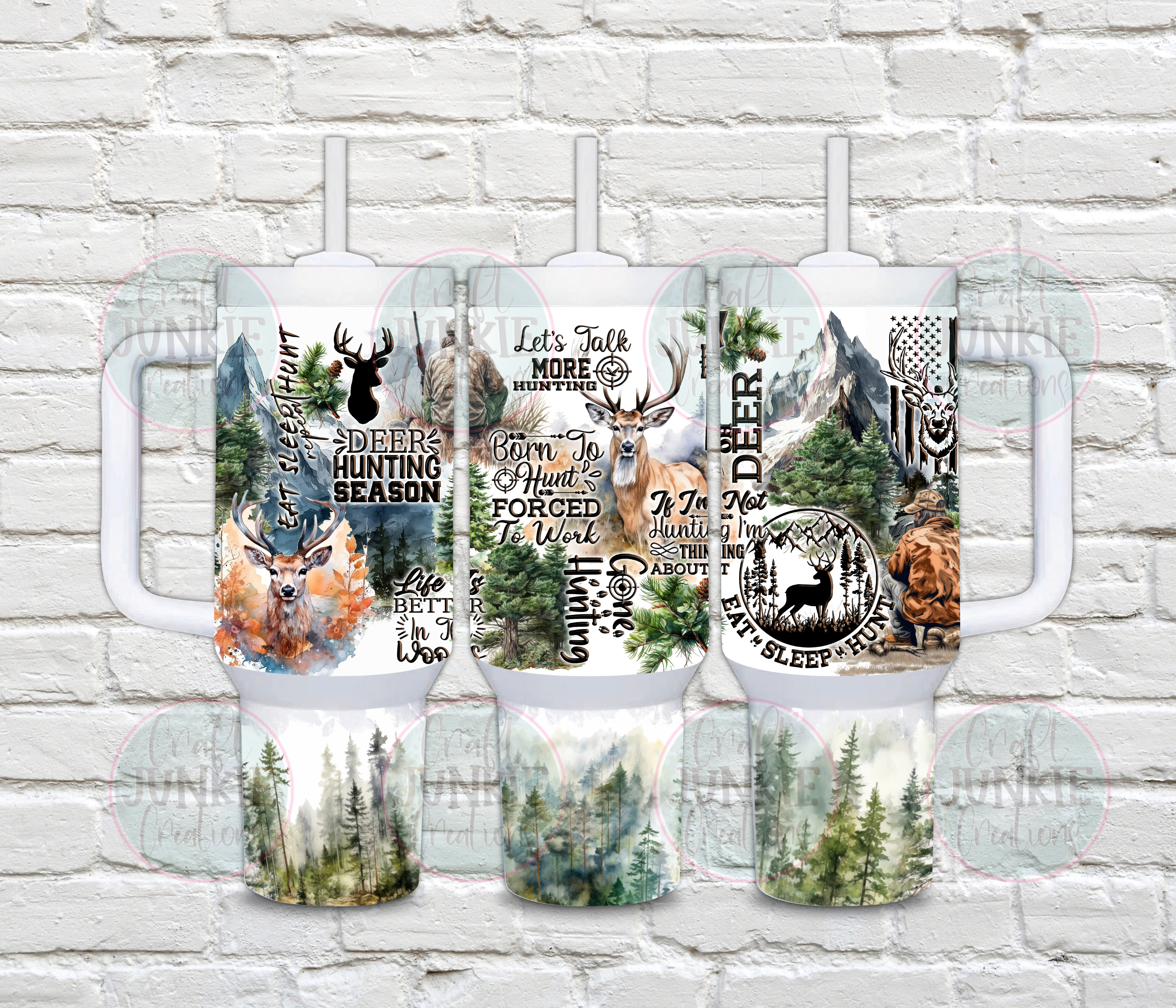 Born to hunt 40 oz Tumbler