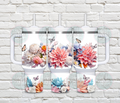 3-D flowers & butterflies 40 oz Tumbler