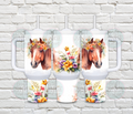 Wildflower Horse 40 oz Tumbler