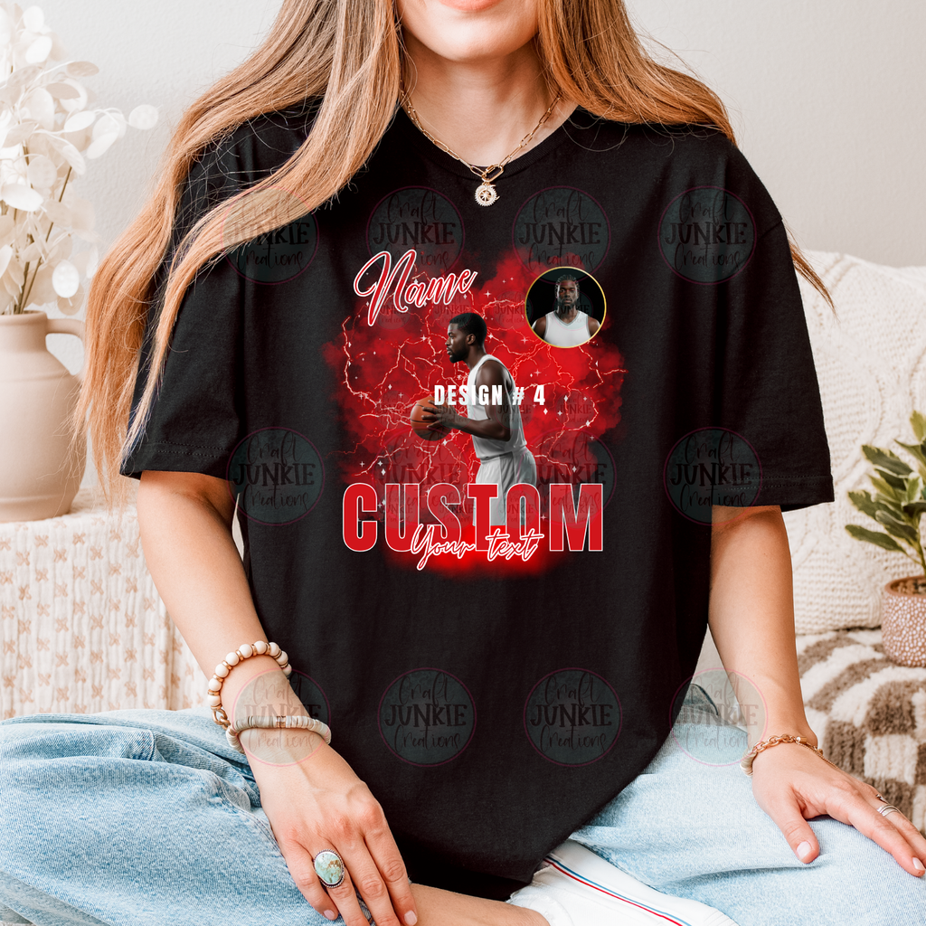 Custom Sports Tee with Photos