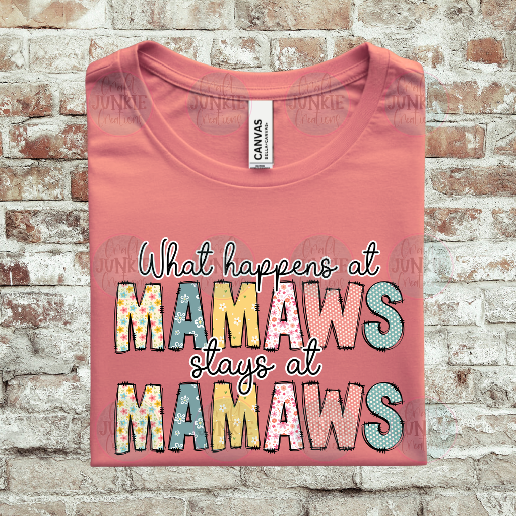 What happens at Grandma Custom Name Tee
