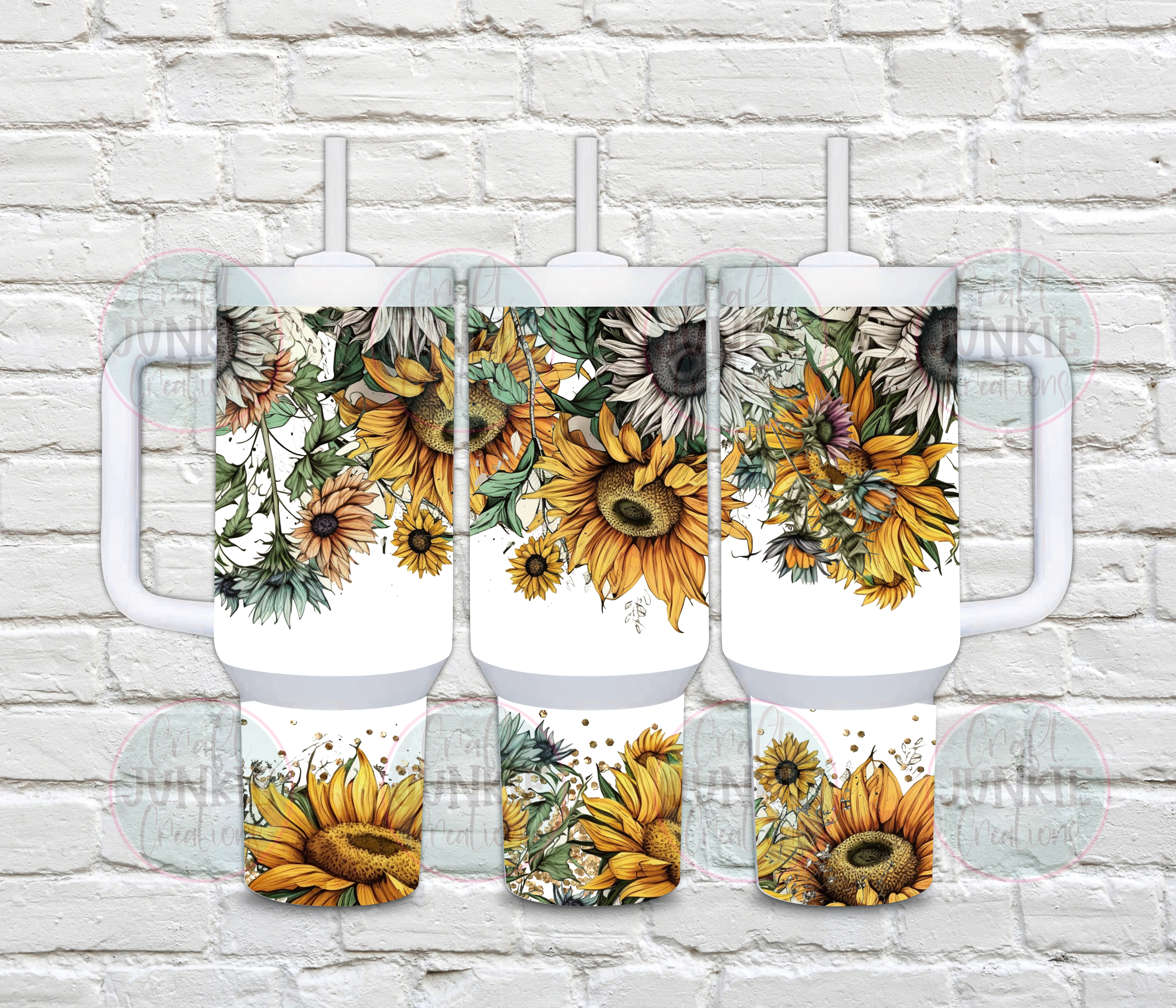 Wild Sunflowers 40 oz Tumbler