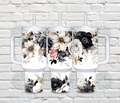 Black Floral 40 oz Tumbler