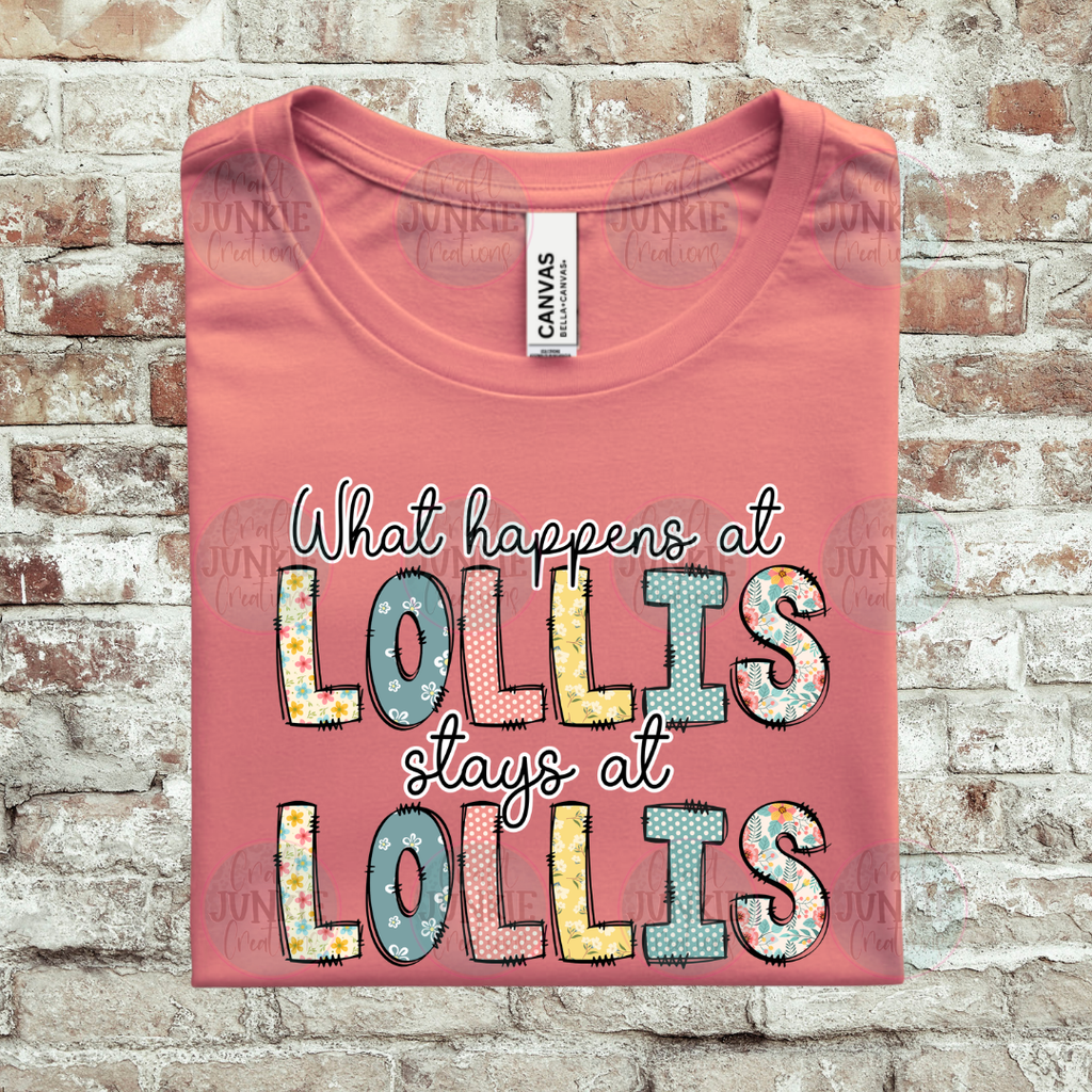 What happens at Grandma Custom Name Tee
