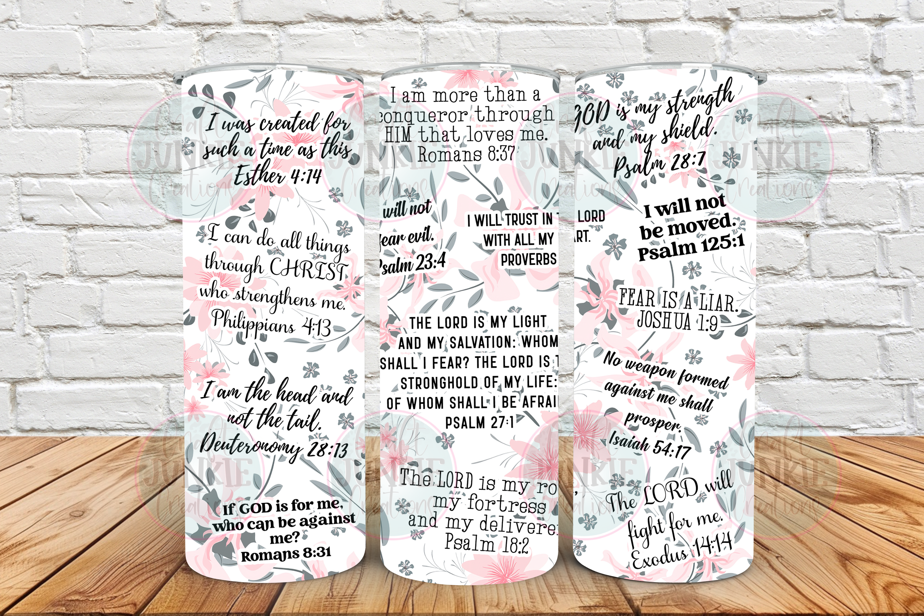 Bible verses 20 oz Tumbler