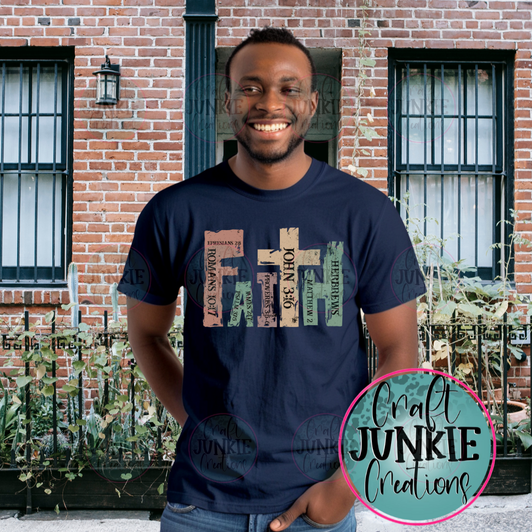 Faith Bible verses Tee