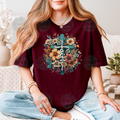 Faith floral cross Tee