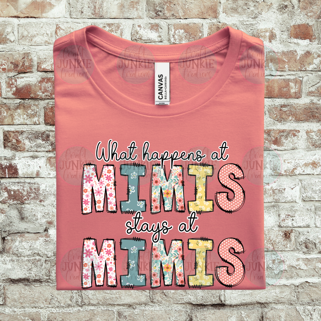 What happens at Grandma Custom Name Tee