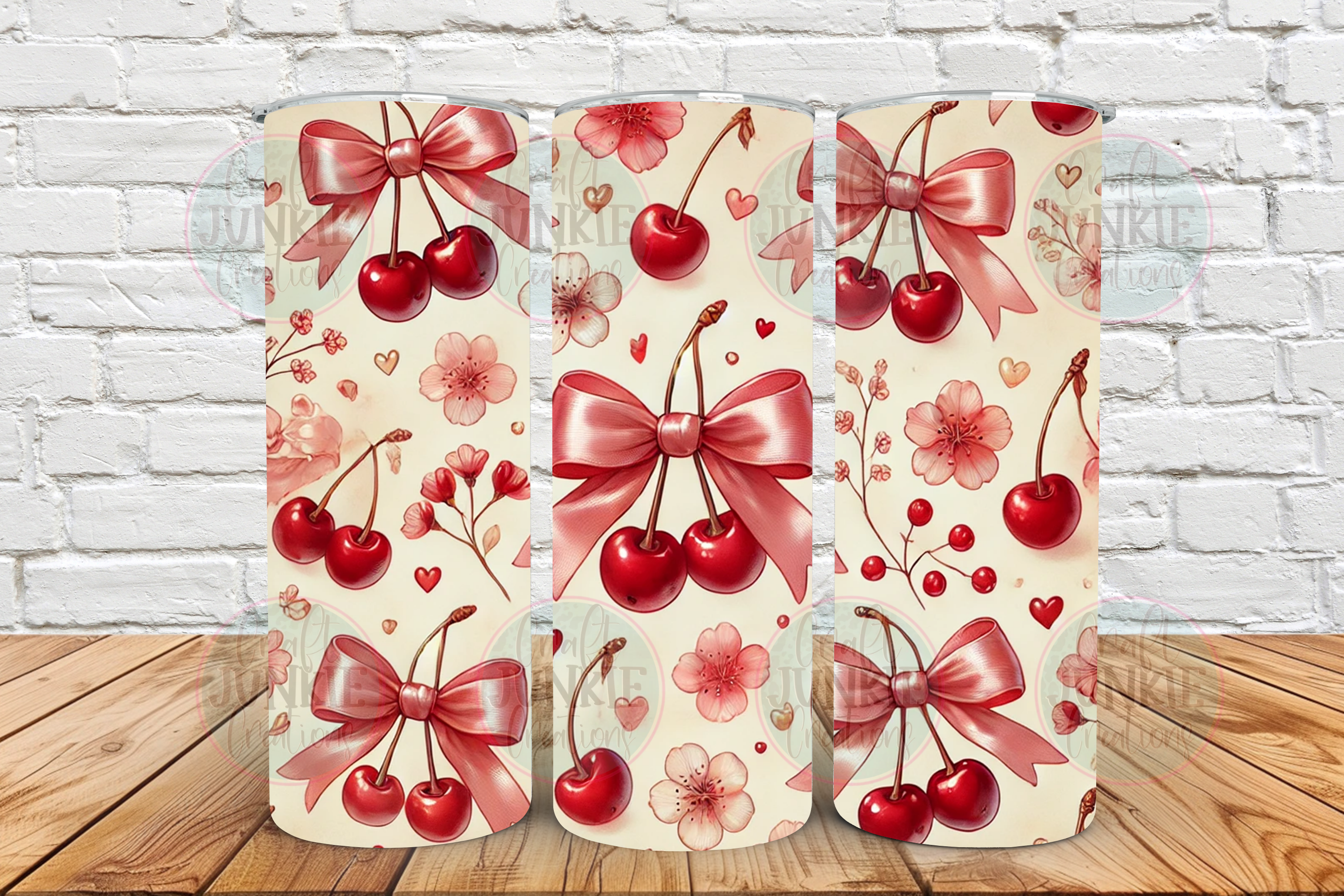 Coquette Cherries 20 oz Tumbler