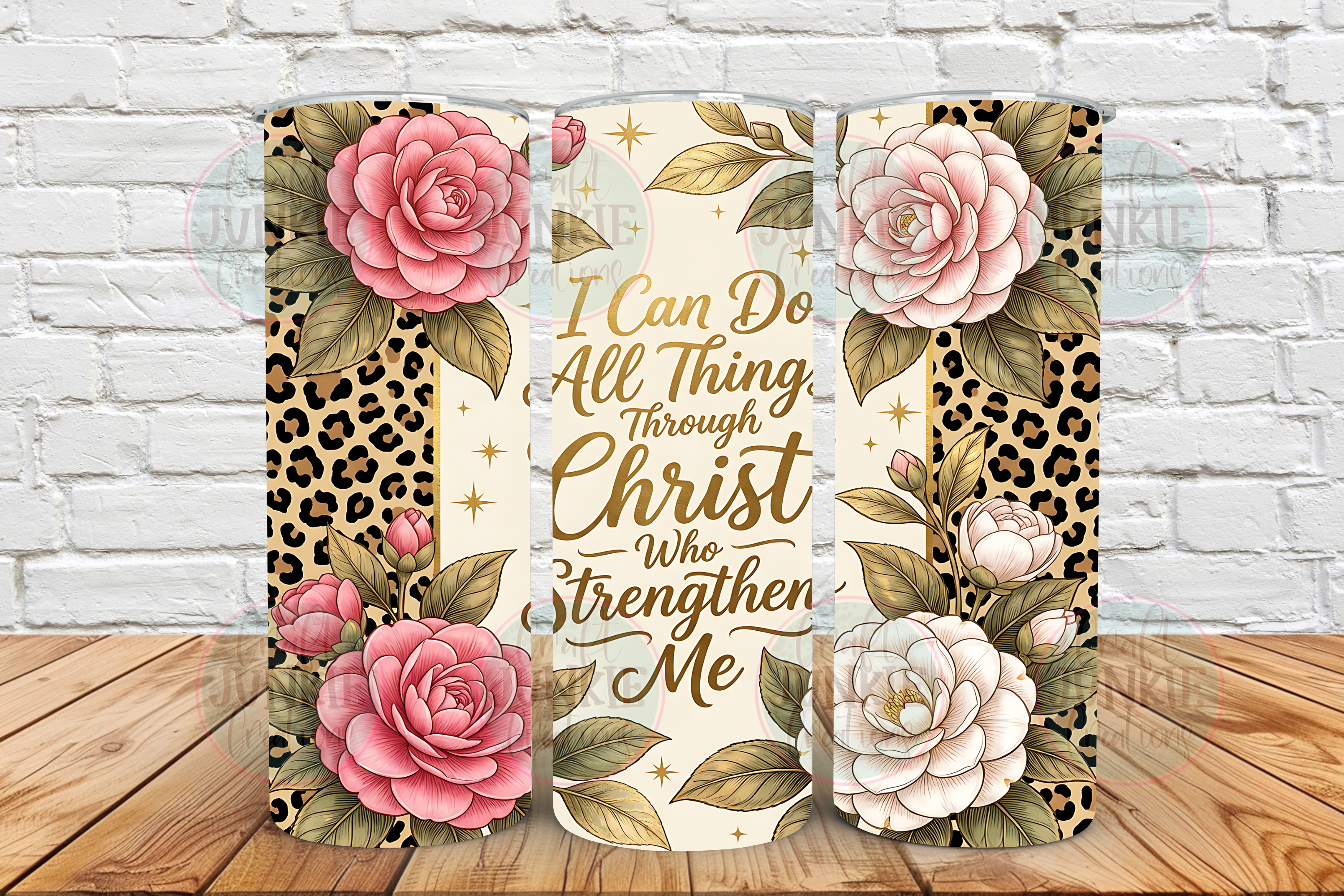 I can do all things through Christ 20 oz Tumbler