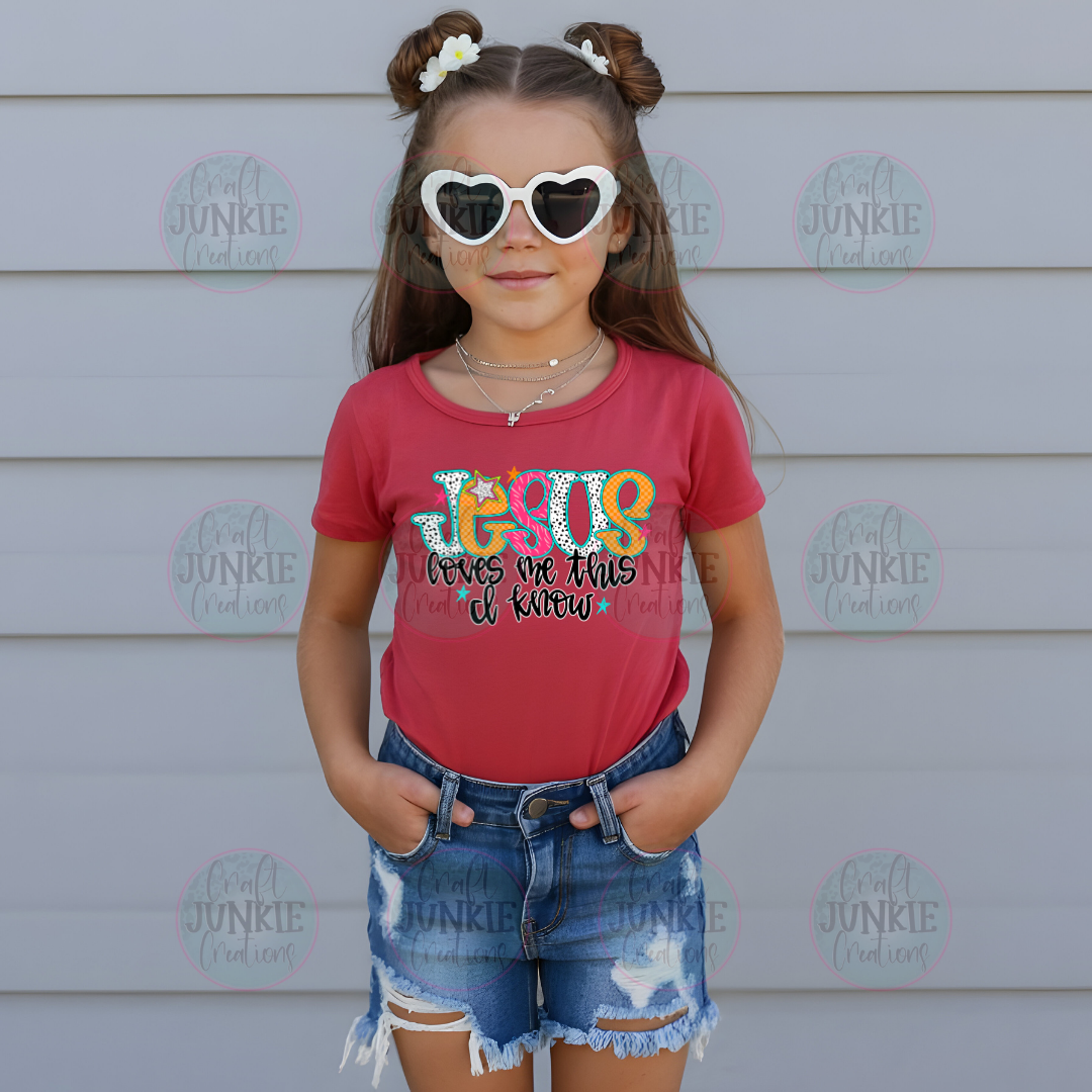 Jesus loves me this I know kids Tee