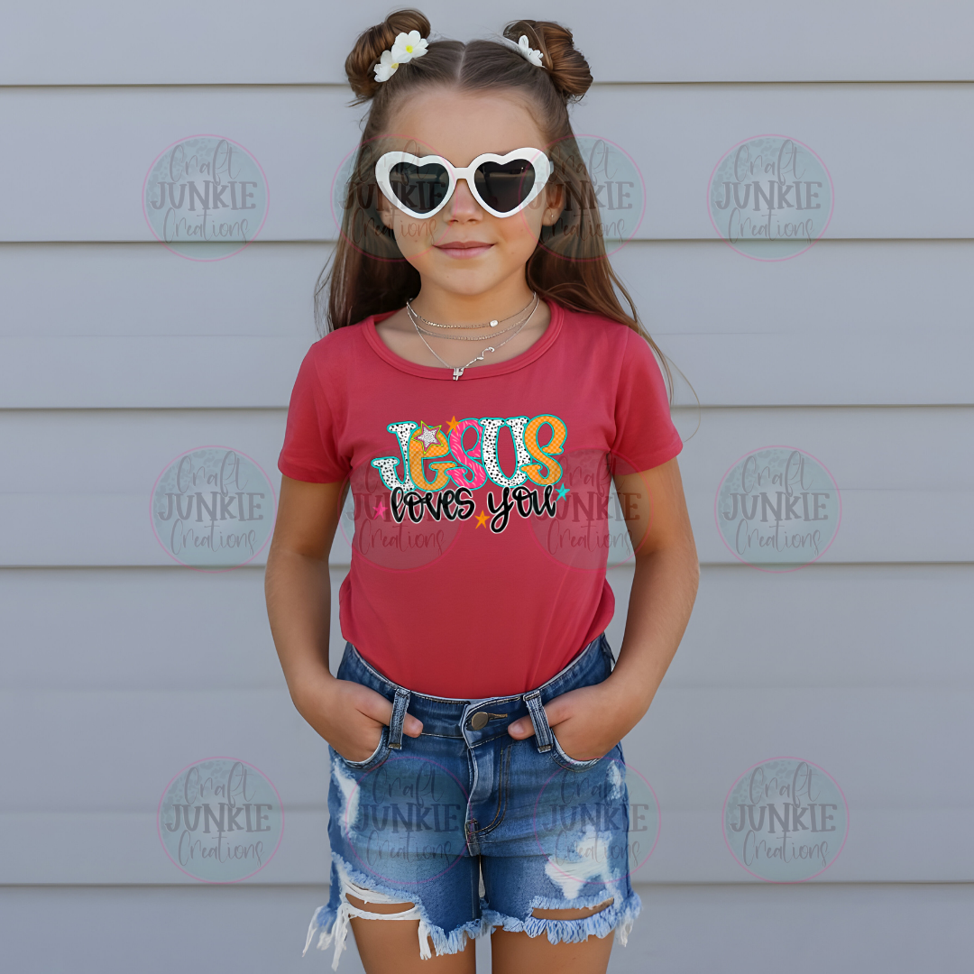 Jesus loves you kids Tee