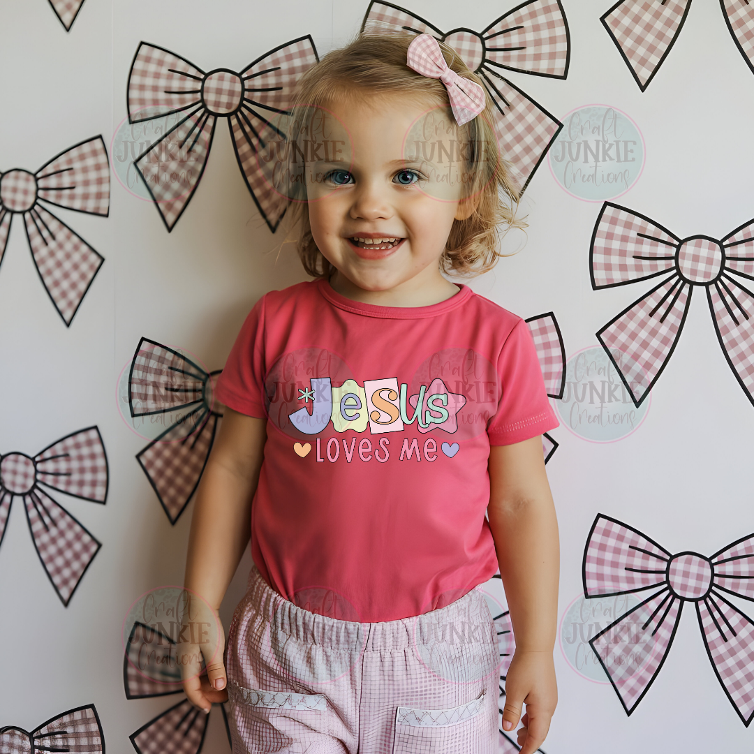 Jesus loves me kids Tee