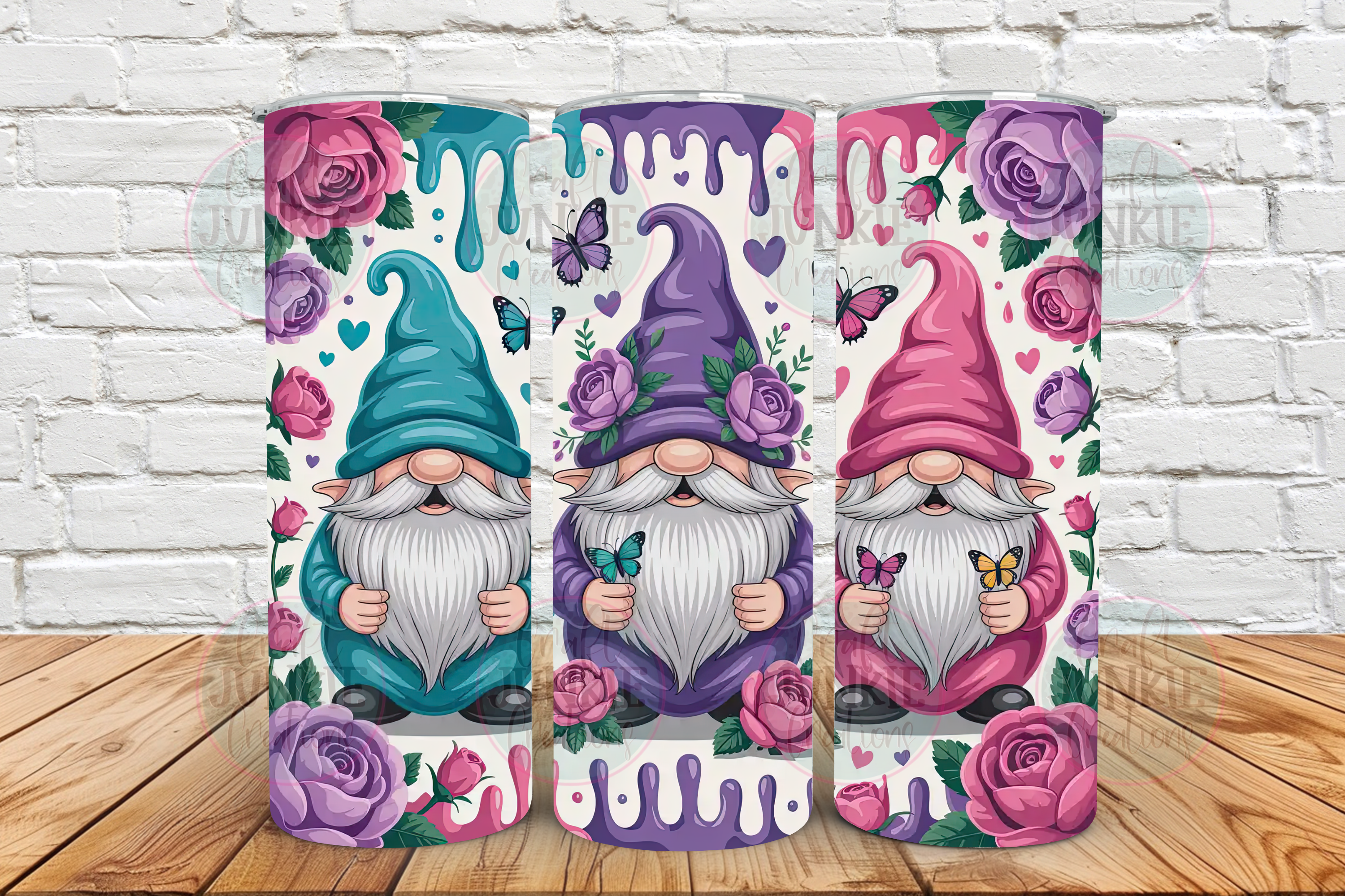 Colorful gnomes 20 oz Tumbler
