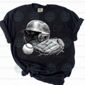 Black/White Baseball Tee