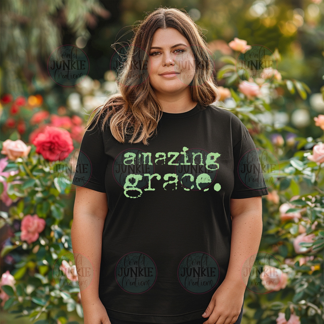 Amazing Grace distressed Tee